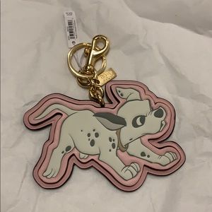 NWT Disney x Coach Dalmatian key ring